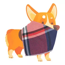 FRIEND OF MINE Шарфик для собак и кошек WARMLY #fom_holidaychiller