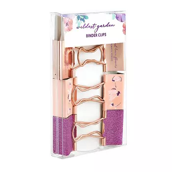 FUN Зажимы для бумаги WILD GARDEN FLORAL
