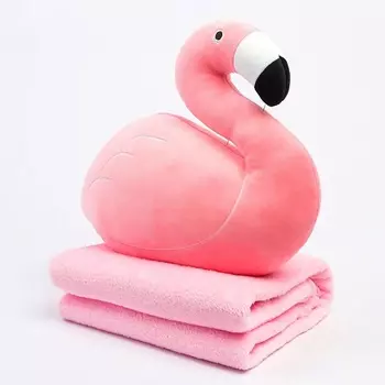 FUNFUR Игрушка подушка с пледом Shiba