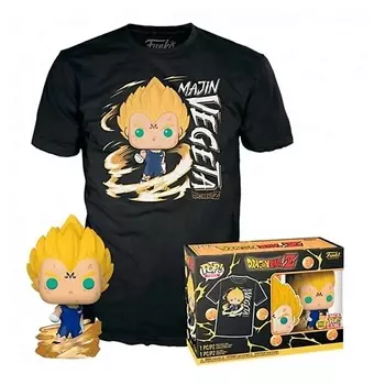 FUNKO Фигурка Dragonball Z Pop! & Tee Box Majin Vegeta Gw T-Shirt