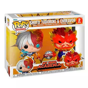 FUNKO Фигурка My Hero Academia Shoto Todoroki And Endeavor Exclusive Figure