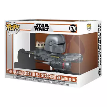 FUNKO Фигурка Star Wars Mandalorian in N-1 Starfighter figure