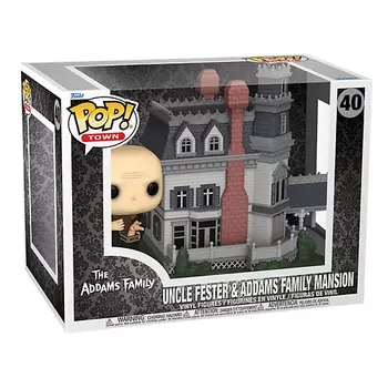 FUNKO Фигурка The Addams Family Town Uncle Fester & Addams Family Mansion