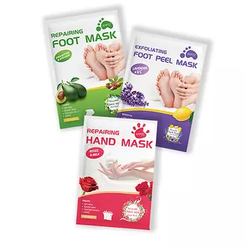 FURO Увлажняющие, пилинг маски носочки и перчатки - набор 145.0