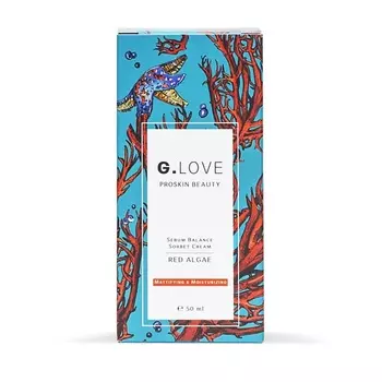 G.LOVE Себорегулирующий крем-сорбет Sebum Balance Sorbet Cream RED ALGAE