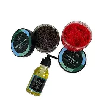 GALAN Антицеллюлитный набор скрабов