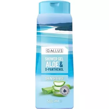 GALLUS Гель для душа Алоэ и Д-пантенол