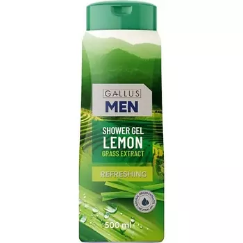 GALLUS Гель для душа Men "Лимонная трава"