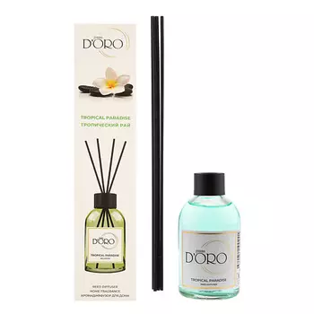 GAMMA D'ORO Диффузор ароматизатор для дома парфюм аромадиффузор "Тропический рай" 100.0