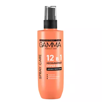 ГАММА Несмываемый спрей-уход для волос GAMMA Perfect Hair 12 в 1 190.0