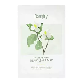 GANGBLY Маска для лица с экстрактом хауттюйнии сердцевидной (успокаивающая) 30.0