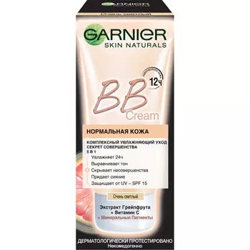 GARNIER BB Крем "Секрет Совершенства", увлажняющий, SPF 15