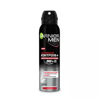 GARNIER Дезодорант-антиперспирант "Активный контроль + Клинически Протестировано", спрей, защита 96 часов, мужской