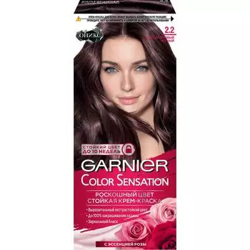 GARNIER Стойкая крем-краска для волос "Оникс" Color Sensation