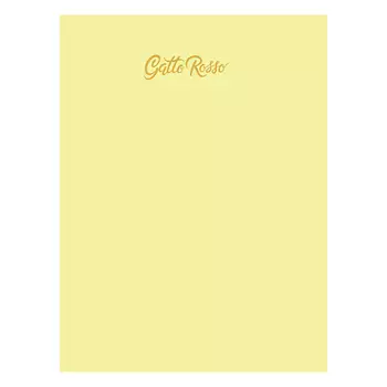 GATTO ROSSO Блокнот в линию Tenero "Желтый", А5, мягкая обложка