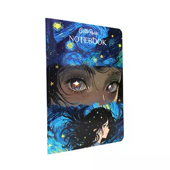 GATTO ROSSO Блокнот в линию Звёздный Notebook "Взгляд", А5, мягкая обложка
