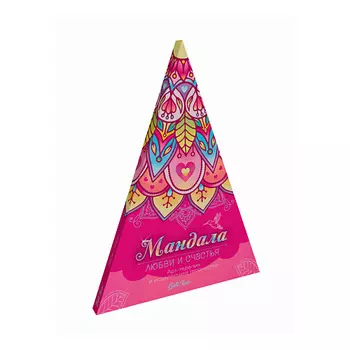 GATTO ROSSO Раскраска-антистресс "Мандала любви и счастья"