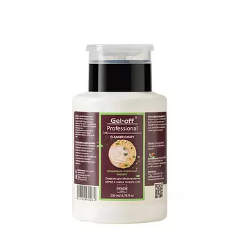 GEL-OFF Средство для обезжиривания ногтей карамельно-лимонный бисквит 200.0