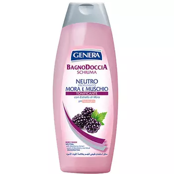 GENERA Крем - пена для ванны и душа Family Line с ежевикой и мускусом 1000.0