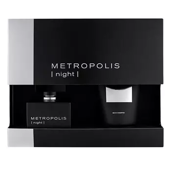 GENTY METROPOLIS Парфюмерно-косметический набор для мужчин Metropolis Night