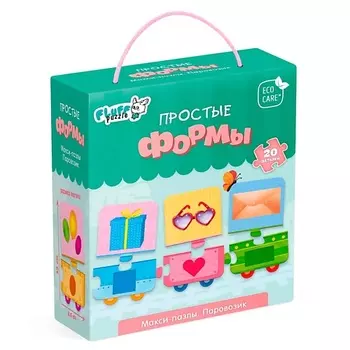 ГЕОДОМ Макси-пазлы Простые формы