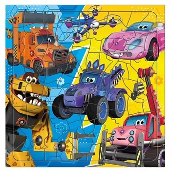 ГЕОДОМ Пазл фигурный на подложке Турбозавры 320.25