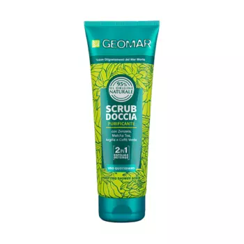 GEOMAR Скраб для душа с имбирем, чаем матча, глиной и зеленым кофе 250.0