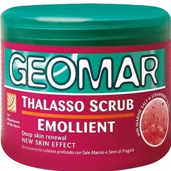 GEOMAR Талассо-скраб смягчающий с гранулами КЛУБНИКИ 600.0