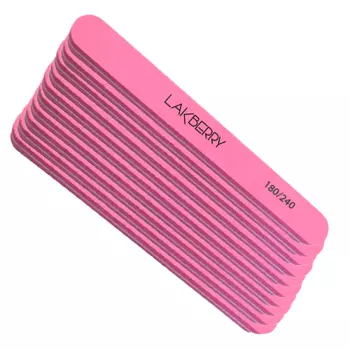 GET THE REASON LAKBERRY Баф для шлифовки ногтей 180/240, 10 шт