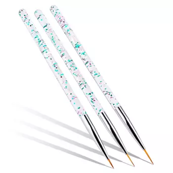 GET THE REASON LAKBERRY Кисти для маникюра тонкие набор