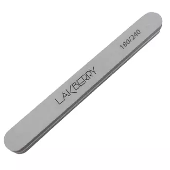 GET THE REASON LAKBERRY Пилка-баф для шлифовки ногтей прямая 180/240
