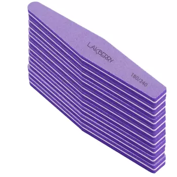 GET THE REASON LAKBERRY Пилка-баф для шлифовки ногтей ромб 180/240, набор