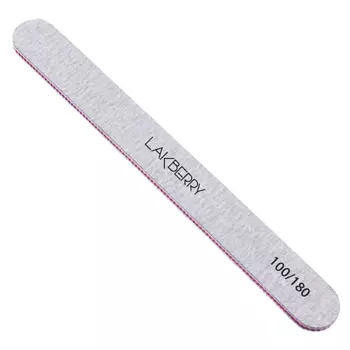 GET THE REASON LAKBERRY Пилка для ногтей узкая прямая 100/180