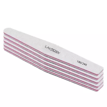 GET THE REASON LAKBERRY Пилка для ногтей ромб 180/240, набор