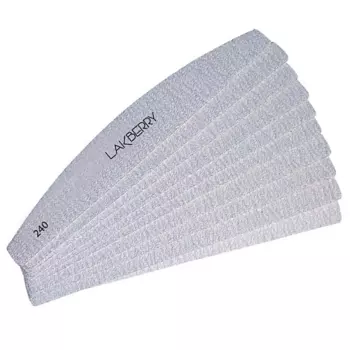 GET THE REASON LAKBERRY Сменные файлы для пилки полумесяц 240 грит 10.0