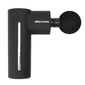 GEZATONE Перкуссионный массажер пистолет для тела, 5 насадок AMG144