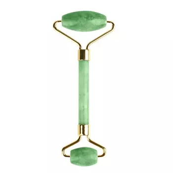 GEZATONE Натуральный нефритовый роликовый массажер для лица, глаз и шеи, роллер AMG330