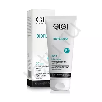 GIGI Крем для коррекции цвета кожи с SPF15 Bioplasma 75