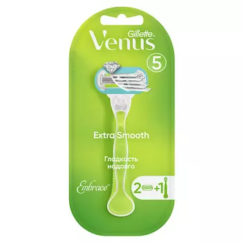 GILLETTE Бритва с 2 сменными кассетами Venus Embrace