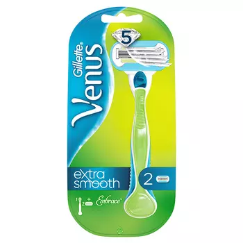 GILLETTE Бритва с 2 сменными кассетами Venus Embrace