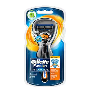 GILLETTE FUSION PROGLIDE Flexball (станок+2 кассеты)