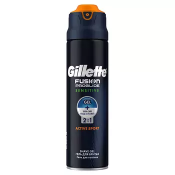 GILLETTE Гель для бритья Fusion ProGlide Sensitive Active Sport