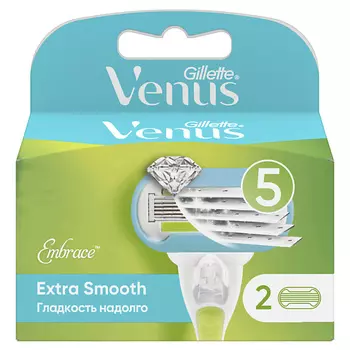 GILLETTE Сменные кассеты для бритья VENUS Embrace