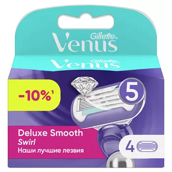 GILLETTE Сменные кассеты для бритья VENUS Swirl