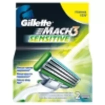 GILLETTE Сменные кассеты Gillette Mach 3 Sensitive