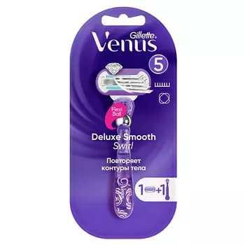 GILLETTE Станок для бритья VENUS SWIRL с 1 сменной кассетой