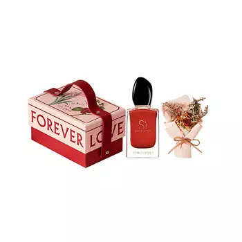 GIORGIO ARMANI Парфюмерная вода Si Passione+Падарочная упаковка+букет