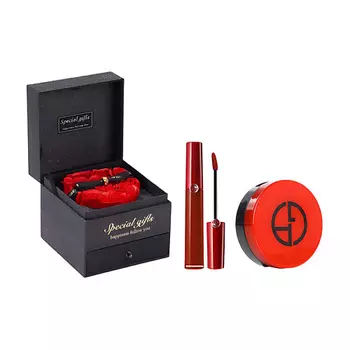 GIORGIO ARMANI Подарочный набор Блеск Lip Maestro +Air Cushion