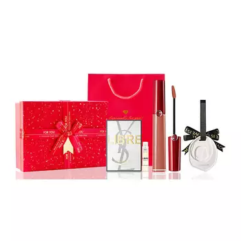 GIORGIO ARMANI Подарочный набор Libre+ароматизированная подвеска +жидкая губная помада