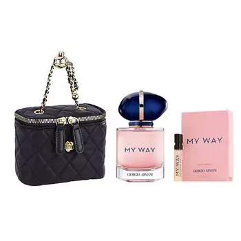 GIORGIO ARMANI Подарочный набор My Way+Косметичка+Миниатюра